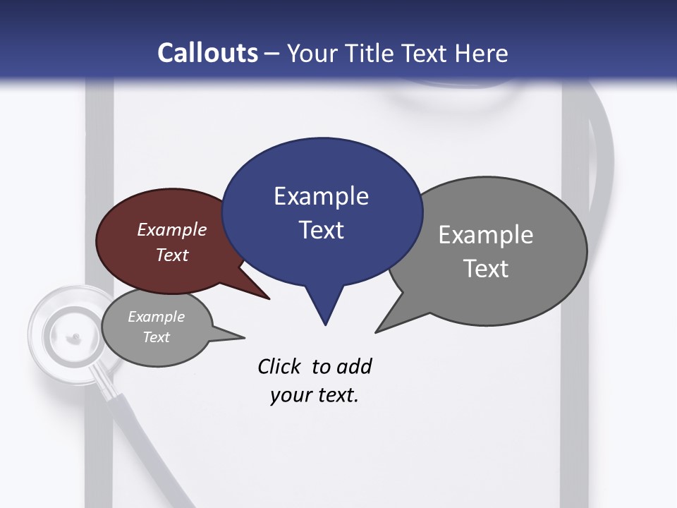 Writing Hospital Space PowerPoint Template