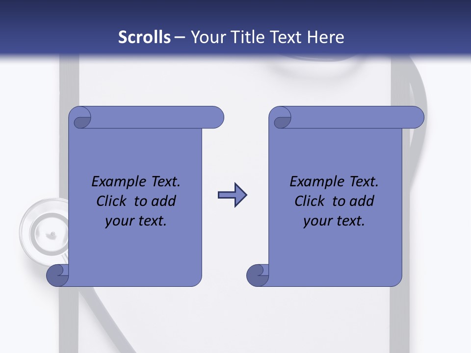 Writing Hospital Space PowerPoint Template