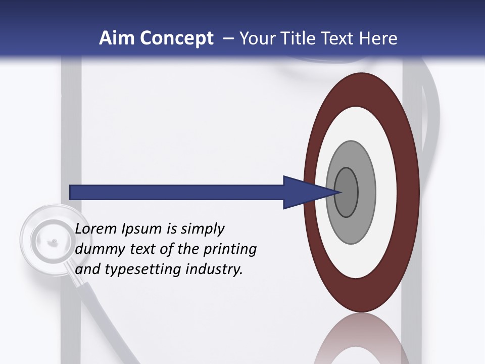 Writing Hospital Space PowerPoint Template