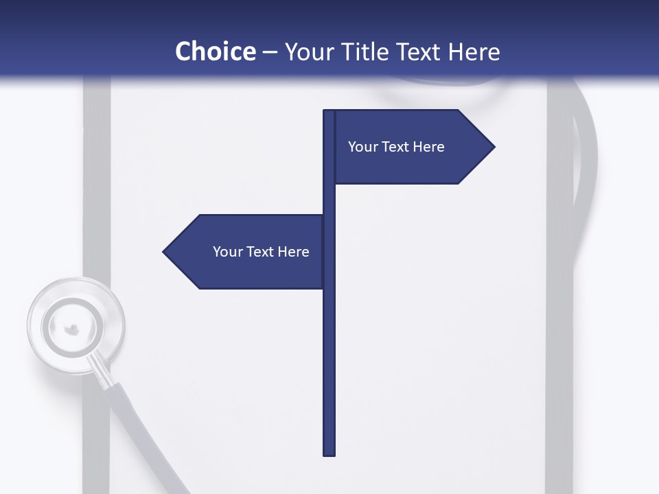 Writing Hospital Space PowerPoint Template