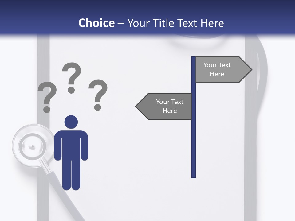 Writing Hospital Space PowerPoint Template