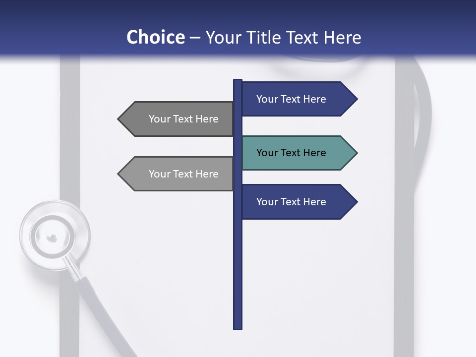 Writing Hospital Space PowerPoint Template