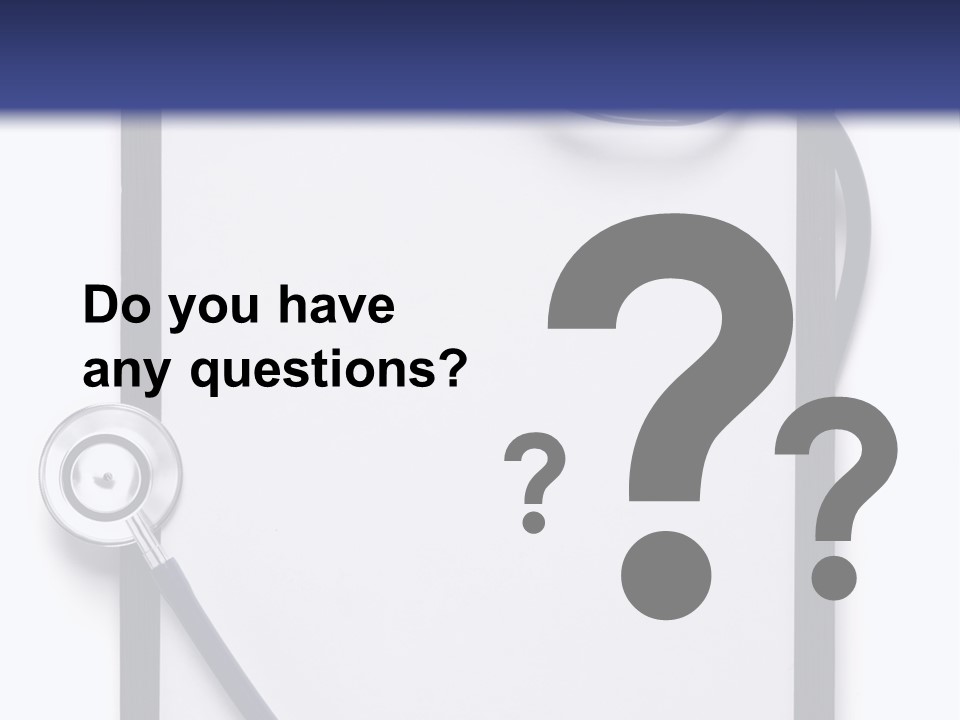 Writing Hospital Space PowerPoint Template