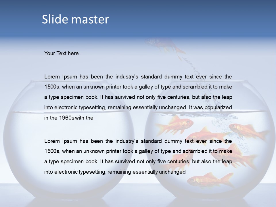 Splash Splashing Concept PowerPoint Template