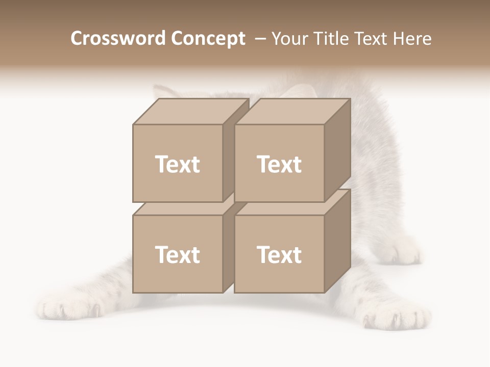 Purr Pedigreed Sit PowerPoint Template