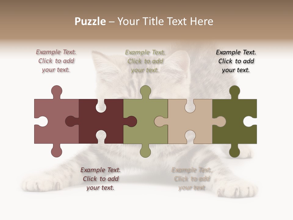 Purr Pedigreed Sit PowerPoint Template