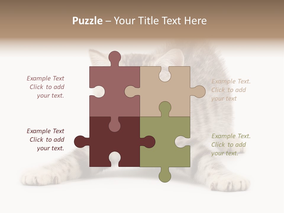 Purr Pedigreed Sit PowerPoint Template