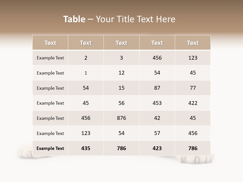 Purr Pedigreed Sit PowerPoint Template