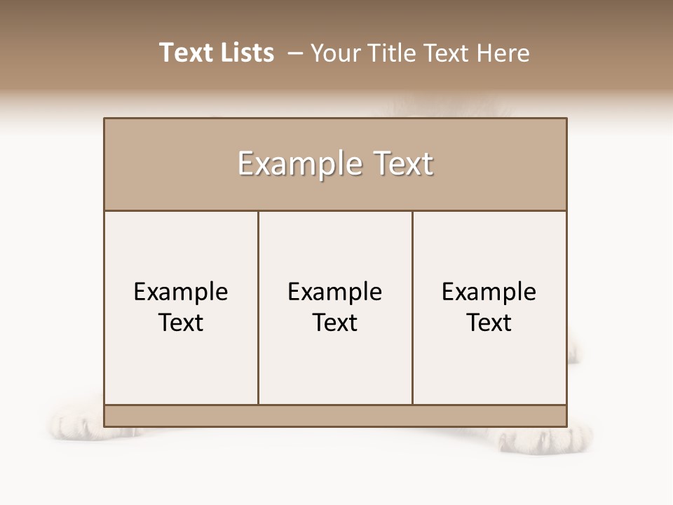 Purr Pedigreed Sit PowerPoint Template