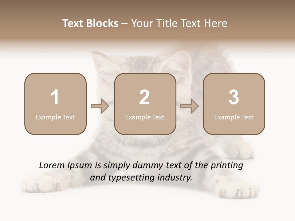 Purr Pedigreed Sit PowerPoint Template