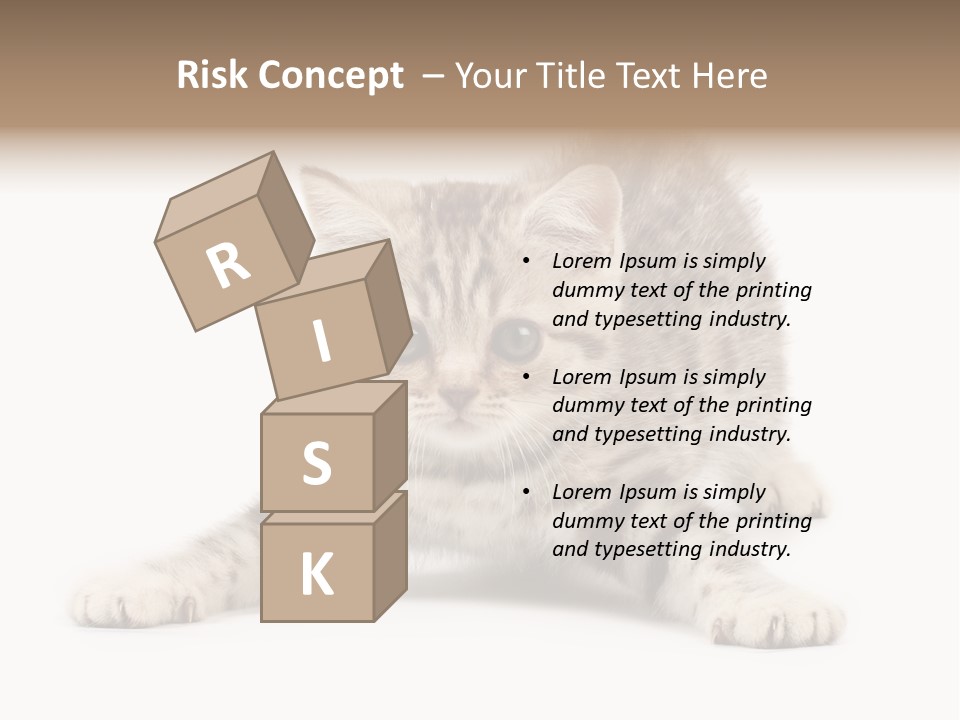 Purr Pedigreed Sit PowerPoint Template