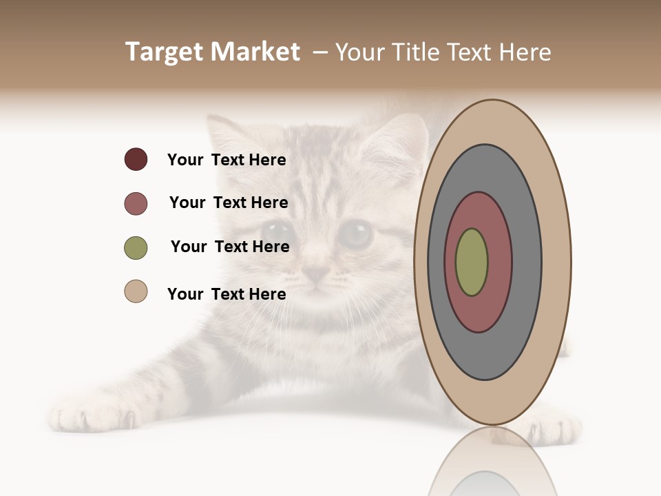 Purr Pedigreed Sit PowerPoint Template
