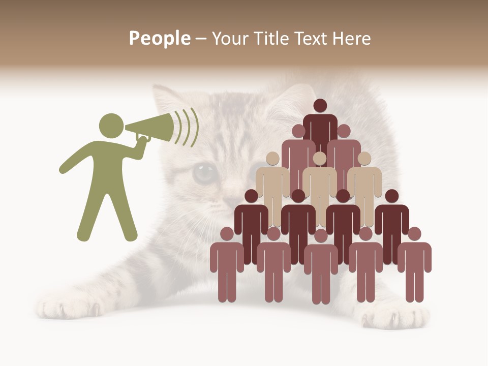 Purr Pedigreed Sit PowerPoint Template