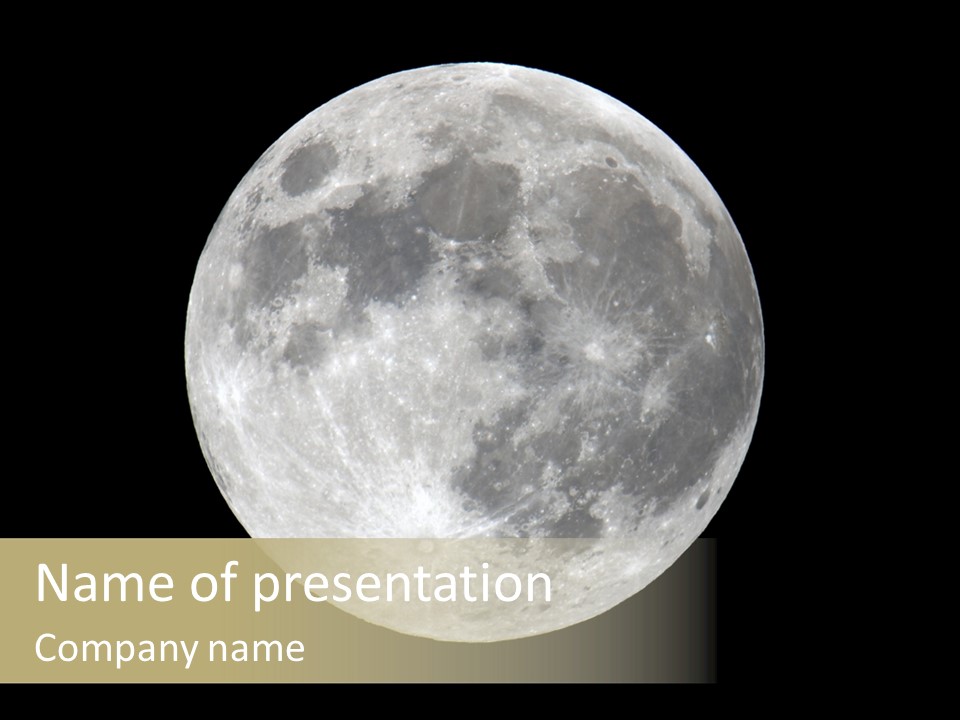 Monthly Night Full PowerPoint Template