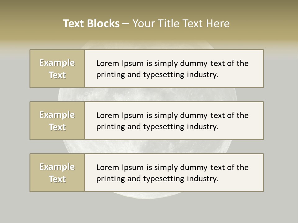Monthly Night Full PowerPoint Template