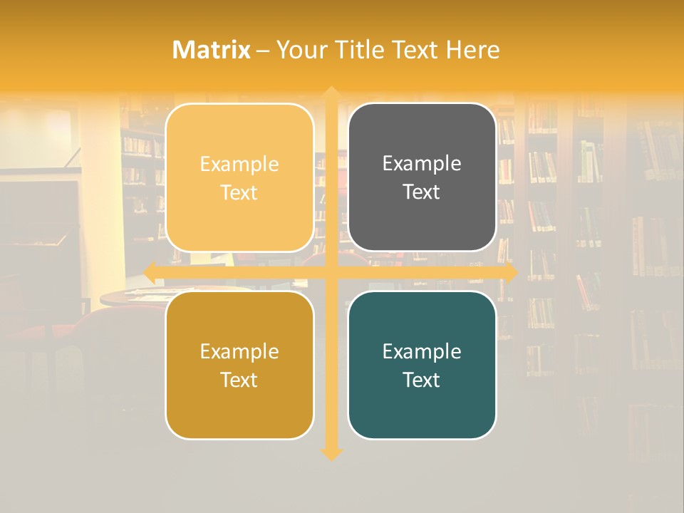 Modern Shelf Study PowerPoint Template