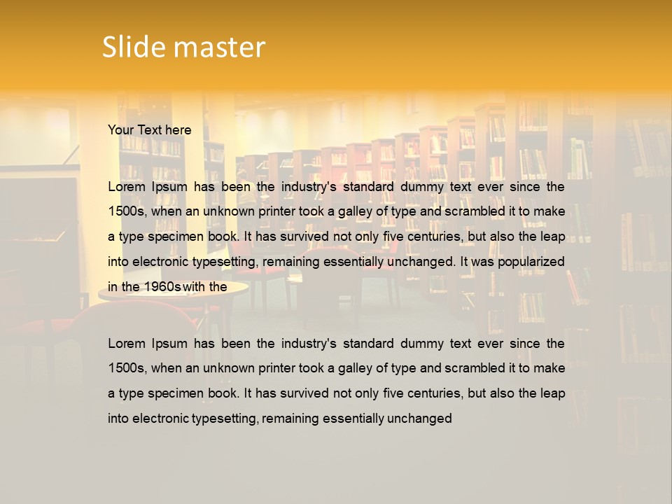 Modern Shelf Study PowerPoint Template