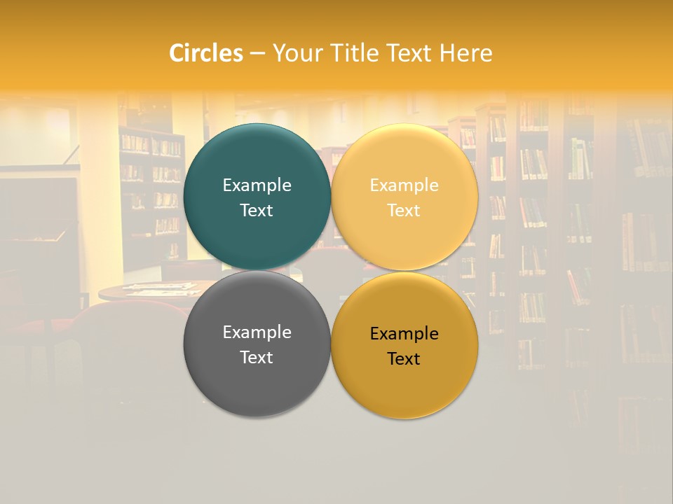 Modern Shelf Study PowerPoint Template