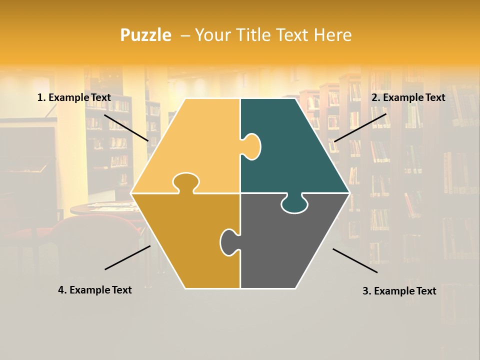 Modern Shelf Study PowerPoint Template