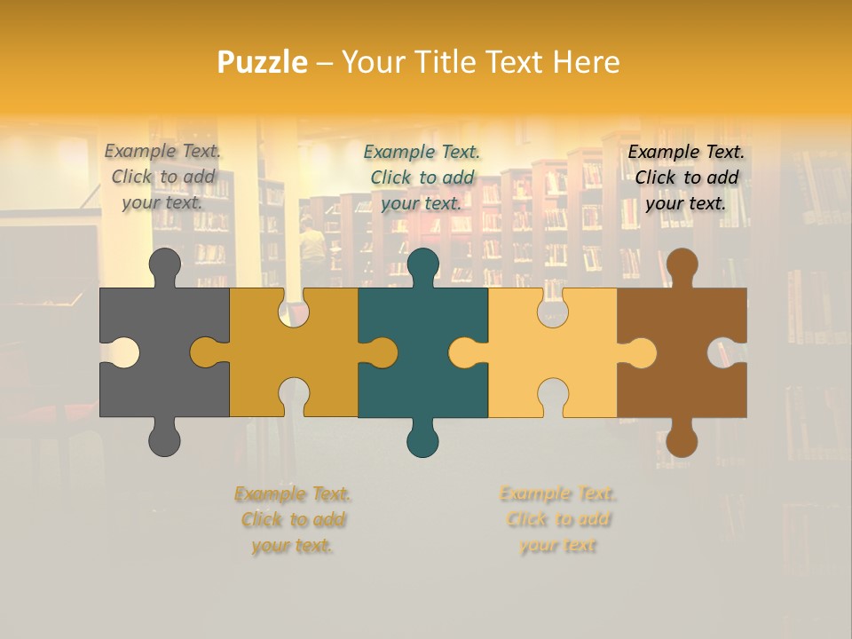 Modern Shelf Study PowerPoint Template