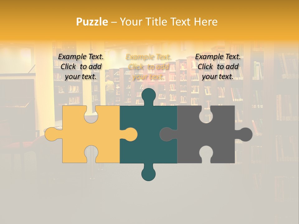 Modern Shelf Study PowerPoint Template