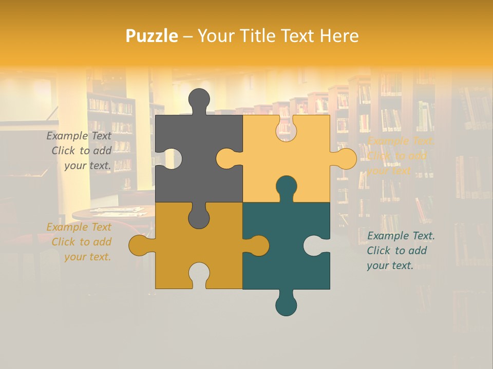 Modern Shelf Study PowerPoint Template