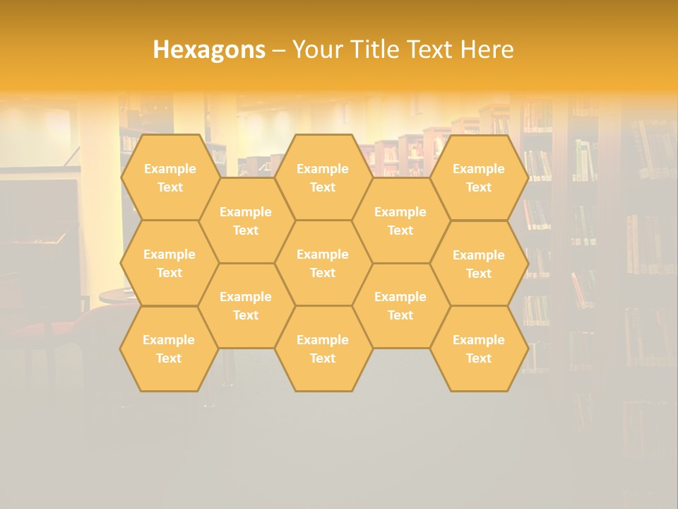Modern Shelf Study PowerPoint Template