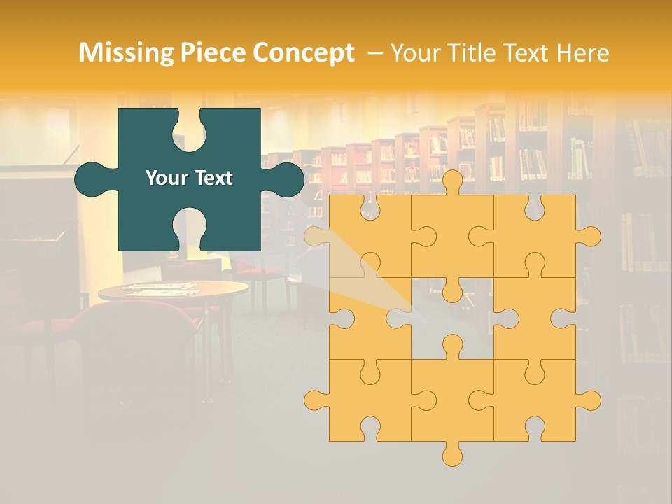 Modern Shelf Study PowerPoint Template