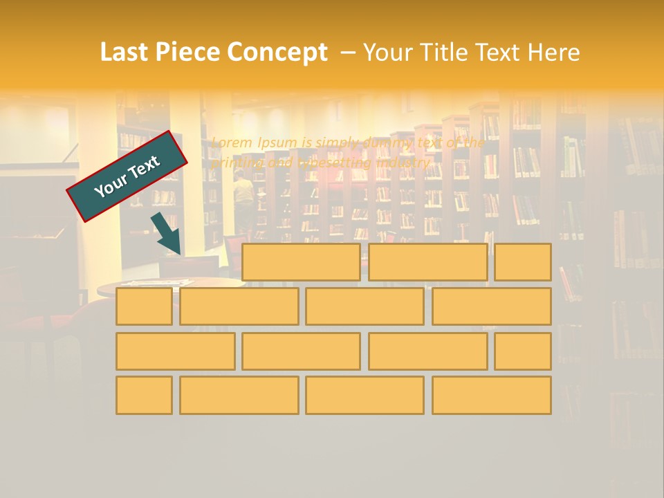 Modern Shelf Study PowerPoint Template