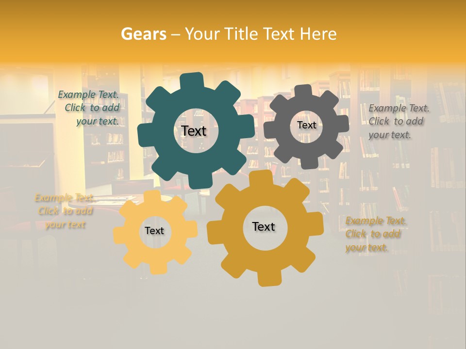 Modern Shelf Study PowerPoint Template