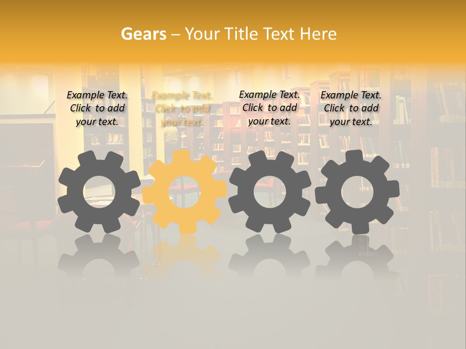 Modern Shelf Study PowerPoint Template