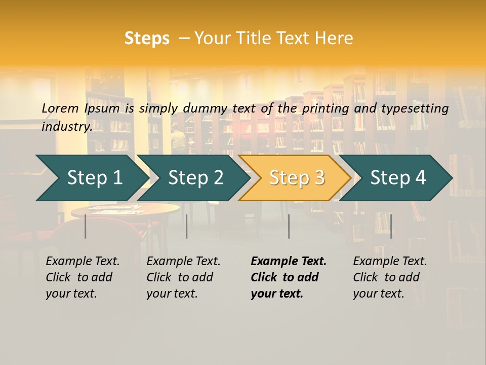 Modern Shelf Study PowerPoint Template