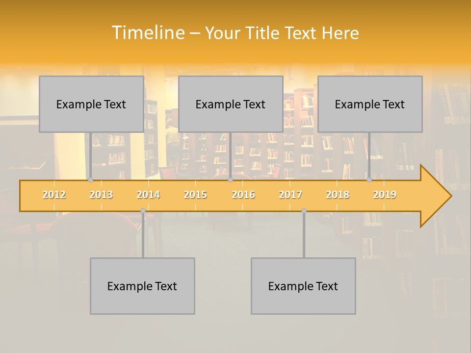 Modern Shelf Study PowerPoint Template