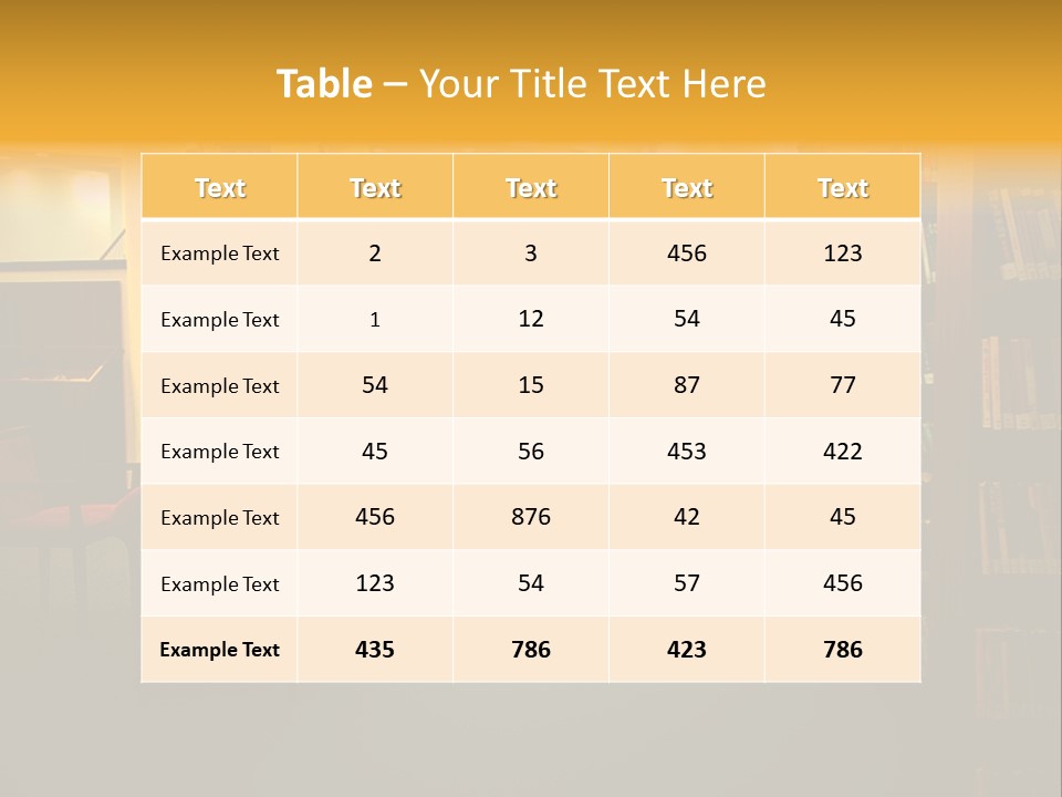 Modern Shelf Study PowerPoint Template