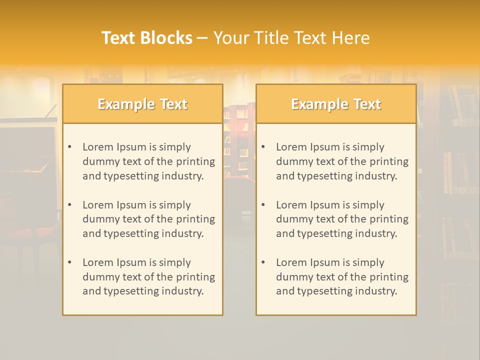 Modern Shelf Study PowerPoint Template