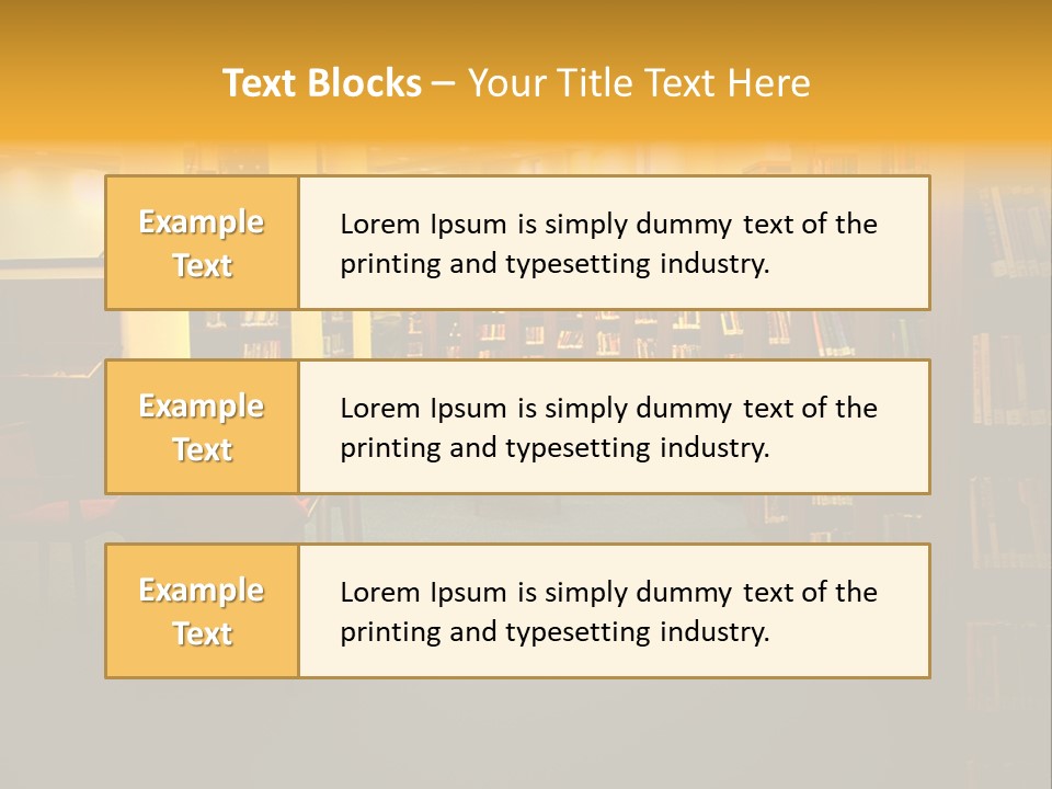 Modern Shelf Study PowerPoint Template