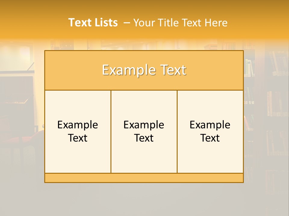 Modern Shelf Study PowerPoint Template