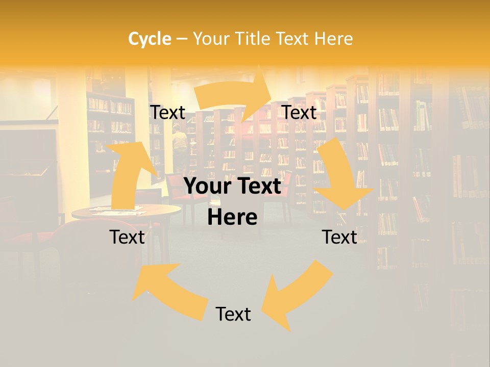 Modern Shelf Study PowerPoint Template