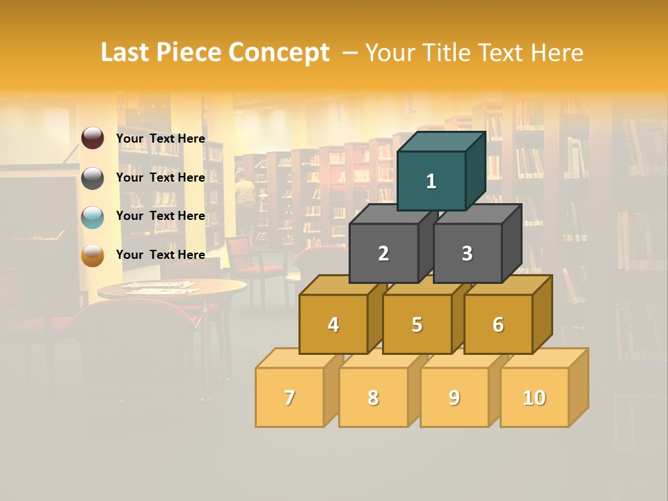 Modern Shelf Study PowerPoint Template
