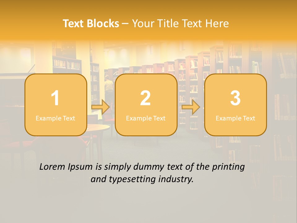 Modern Shelf Study PowerPoint Template