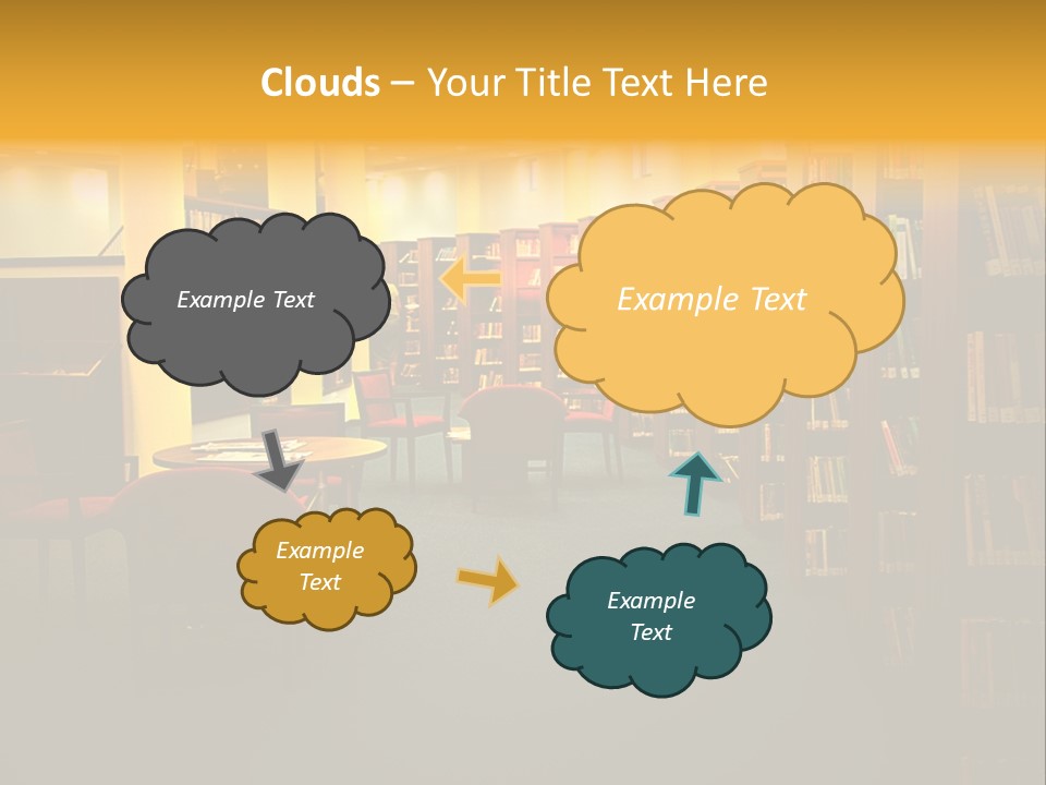 Modern Shelf Study PowerPoint Template