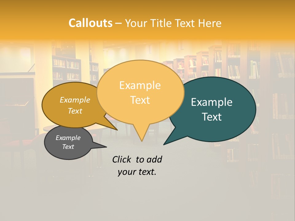 Modern Shelf Study PowerPoint Template