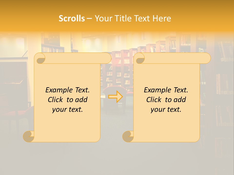Modern Shelf Study PowerPoint Template