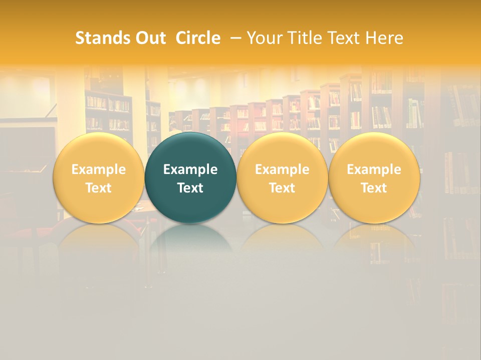 Modern Shelf Study PowerPoint Template