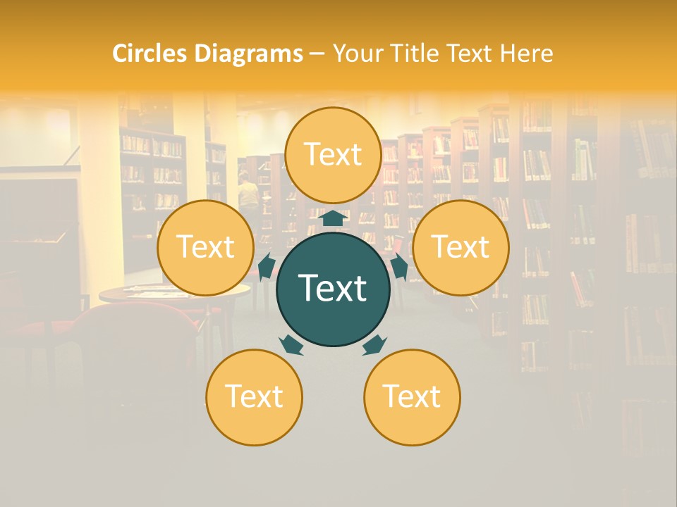 Modern Shelf Study PowerPoint Template