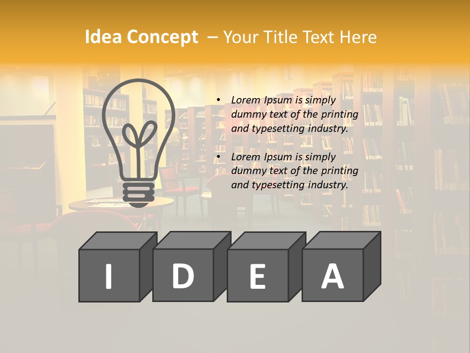 Modern Shelf Study PowerPoint Template