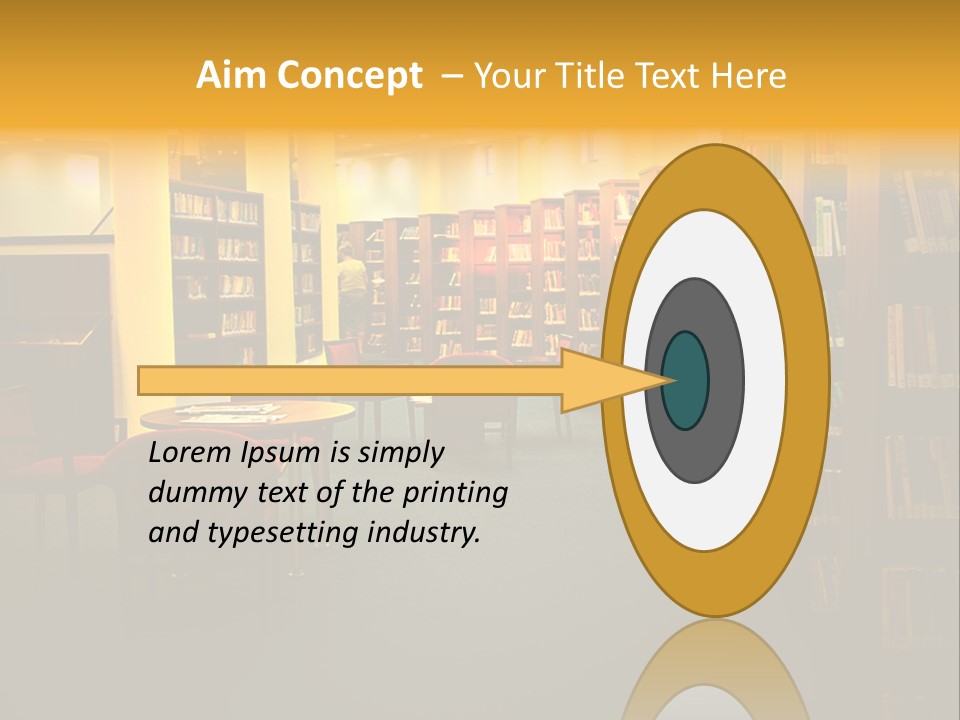 Modern Shelf Study PowerPoint Template
