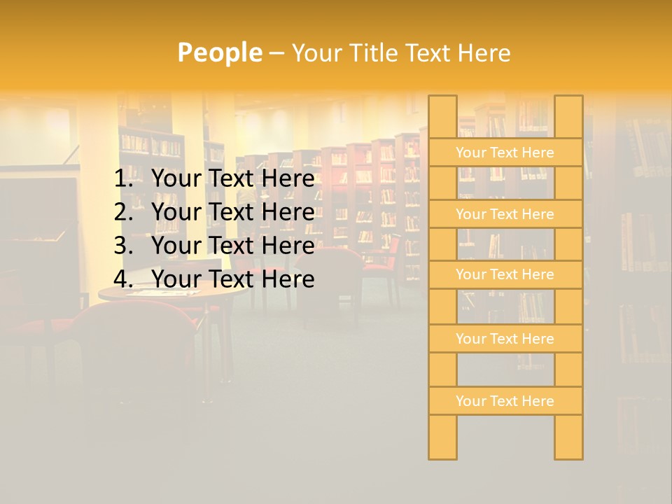 Modern Shelf Study PowerPoint Template