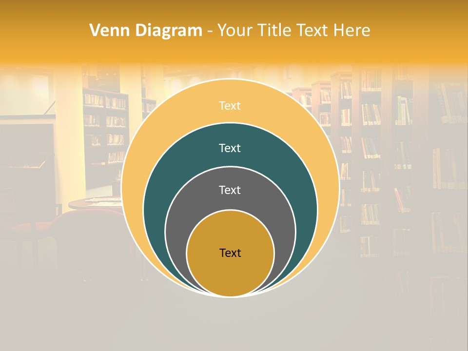 Modern Shelf Study PowerPoint Template