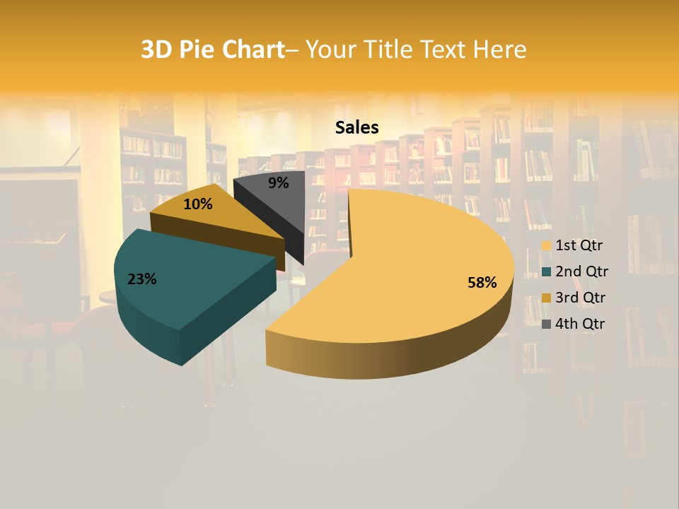 Modern Shelf Study PowerPoint Template